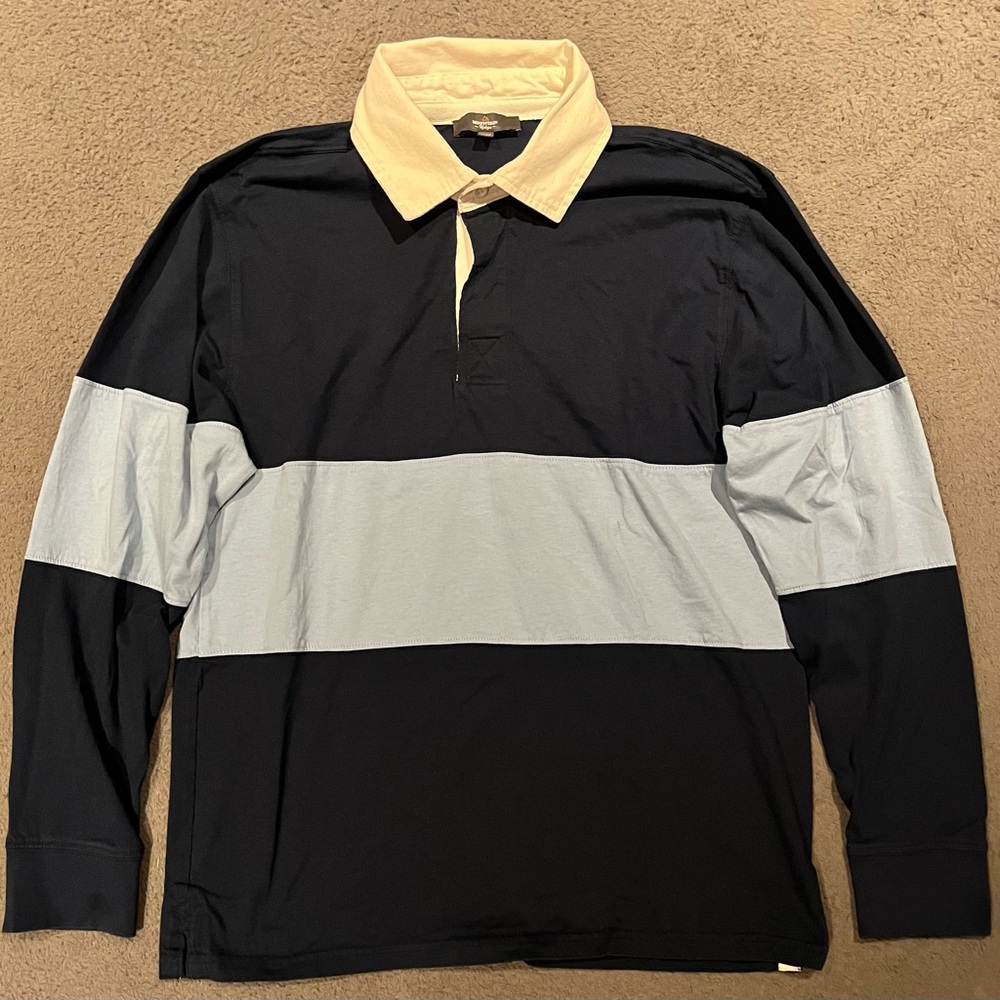 Mountain Ridge Blue Collared Shirt